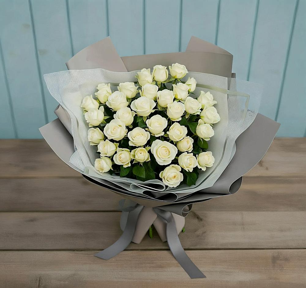 Букет Белоснежная нежность в Озерске