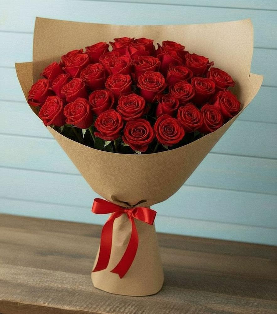 Букет Красные розы Милано в Озерске