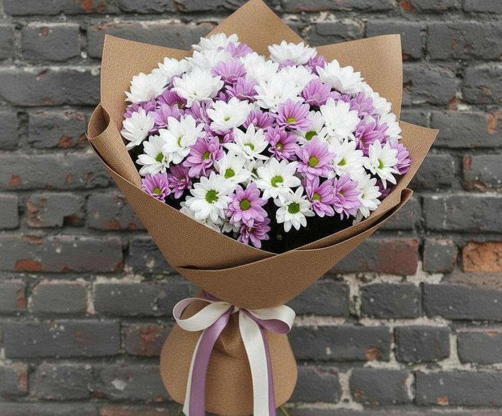 Букет цветов из: Хризантемы в Озерске