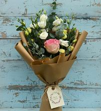 Букет цветов из:  Розы и Лизиантусы #REPLACE_PRED# Озерске