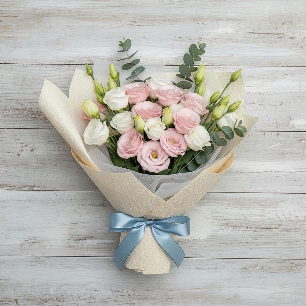 Букет цветов из: Лизиантусы в Озерске